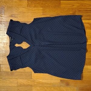 NWT 41 Hawthorne Gina Scalloped Sleeve Blouse